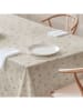 mint Deco Tafellaken "Natural Shayla" crème/lichtroze/paars