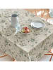 mint Deco Tischdecke "Natural Suria" in Creme/ Grün