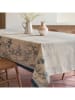 Mint Rugs Tischdecke "Natural Yute" in Creme/ Blau