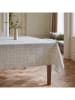 Mint Rugs Tafellaken "Nordic Georgia" lichtgrijs/wit