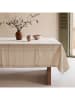 mint Deco Tischdecke "Nordic Lao" in Creme/ Schwarz