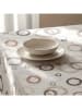 Mint Rugs Tafellaken "Nordic Lea" wit/beige/bruin