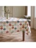 Mint Rugs Obrus "Nordic Miren" w kolorze beżowo-niebiesko-brązowym