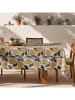 Mint Rugs Tafellaken "Nordic Nekane" wit/geel/grijs