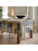 Mint Rugs Tischdecke "Nordic Patch" in Blau/ Senf