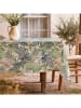 Mint Rugs Obrus "Tropical Deisy" w kolorze kremowo-zielonym