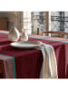 Mint Rugs Tischdecke "Valdiviana" in Bordeaux/ Rosa