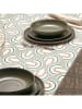 Mint Rugs Tafellaken "Gaia" wit/grijs/oranje