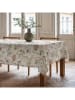 Mint Rugs Tafellaken "Yara" wit/groen