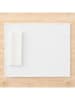 mint Deco 2-delige set: placemats "Kahu" wit - (L)50 x (B)40 cm