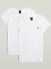 G-Star 2er-Set: Shirts in Weiß