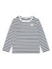Steiff Longsleeve in Weiß/ Dunkelblau