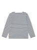 Steiff Longsleeve in Weiß/ Dunkelblau