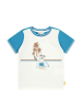 Steiff Shirt blauw/wit