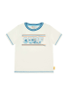 Steiff Shirt in Weiß/ Blau
