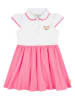 Steiff Kleid in Pink/ Weiß