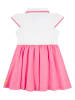 Steiff Kleid in Pink/ Weiß
