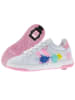 Breezy Rollers Sneakers mit Rollen in Weiß/ Rosa/ Bunt