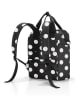 Reisenthel Plecak "Allrounder R" w kolorze czarno-białym - 31 x 39 x 17 cm