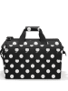 Reisenthel Weekendtas "Allrounder L" zwart/wit - (B)48 x (H)39,5 x (D)29 cm
