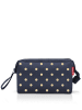 Reisenthel Reise-Kosmetiktasche in Dunkelblau/ Gelb - (B)26 x (H)18 x (T)13,5 cm