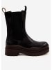 SASSYCLASSY Boots in Schwarz/ Dunkelbraun