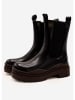 SASSYCLASSY Boots in Schwarz/ Dunkelbraun