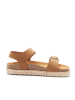 Mandel Sandalen "Ines" in Hellbraun