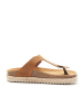 Mandel Teenslippers "Gala" lichtbruin