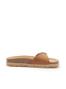 Mandel Slippers "Agata" lichtbruin