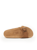Mandel Slippers "Agata" lichtbruin