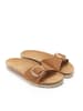 Mandel Slippers "Agata" lichtbruin