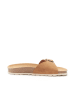 Mandel Slippers "Agata" lichtbruin