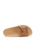 Mandel Slippers "Agata" lichtbruin