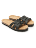 Mandel Slippers zwart