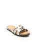 Mandel Slippers "Clara" goudkleurig