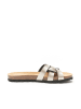 Mandel Slippers "Clara" goudkleurig