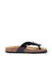 Mandel Teenslippers "Lene" zwart