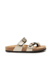 Mandel Teenslippers "Daria" goudkleurig
