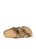 Mandel Teenslippers "Daria" goudkleurig