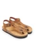 Mandel Teenslippers "Leon" lichtbruin