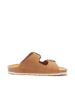 Mandel Slippers "Alberto" lichtbruin