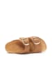 Mandel Slippers "Alberto" lichtbruin