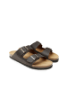 Mandel Slippers "Alberto" bruin