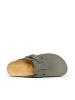 Mandel Leren clogs "Noe" grijs