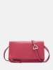 LIEBESKIND BERLIN Leder-Umhängetasche "Aloe S" in Rot - (B)21,5 x (H)14 x (T)2,5 cm