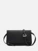LIEBESKIND BERLIN Leder-Umhängetasche "Aloe S" in Schwarz - (B)21,5 x (H)14 x (T)2,5 cm