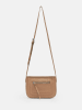 LIEBESKIND BERLIN Leder-Umhängetasche "Brooke S" in Beige - (B)23 x (H)17 x (T)7 cm