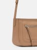 LIEBESKIND BERLIN Leder-Umhängetasche "Brooke S" in Beige - (B)23 x (H)17 x (T)7 cm