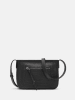 LIEBESKIND BERLIN Leren schoudertas "Brooke S" zwart - (B)23 x (H)17 x (D)7 cm